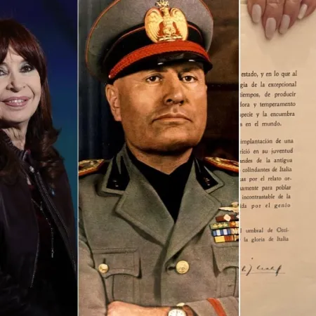 Cristina Kirchner y el libro de Mussolini en su casa: la explicación de Parrilli