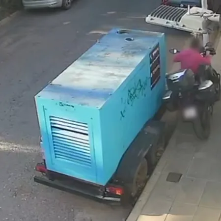 Video: cayó en Saavedra un ladrón de motos que quedó grabado en plena acción