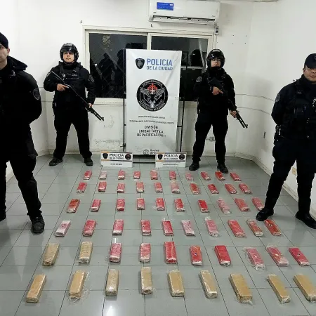 Secuestran más de 43 kilos de marihuana en la Villa Zavaleta y detienen a dos personas