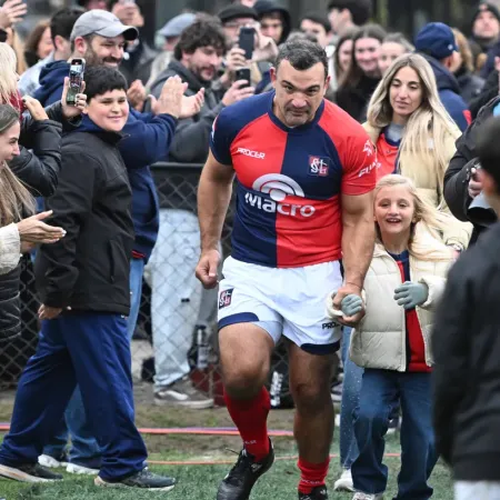 La leyenda de Los Pumas Agustín Creevy, se retiró del rugby con la camiseta de San Luis