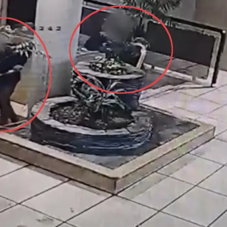 Video: cayeron dos ladrones de bronce que robaban barandas de edificios en Recoleta