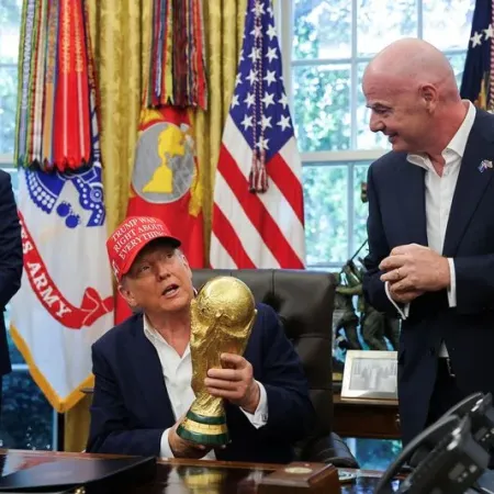 Trump anunció que el sorteo de la Copa Mundial de Fútbol 2026 será en Washington