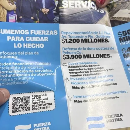 Docente denuncia a Fuerza Patria: su imagen en un folleto sin permiso