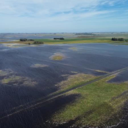 Inundaciones en Buenos Aires: 700.000 hectáreas bajo agua y cuatro distritos en alerta