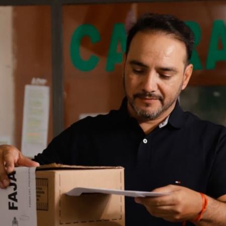 Juan Pablo Valdés tras emitir su voto: “La gente está eligiendo la provincia que quiere”