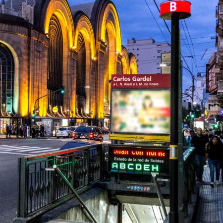 Subte Línea B: desde mañana cierra la estación Carlos Gardel por dos meses