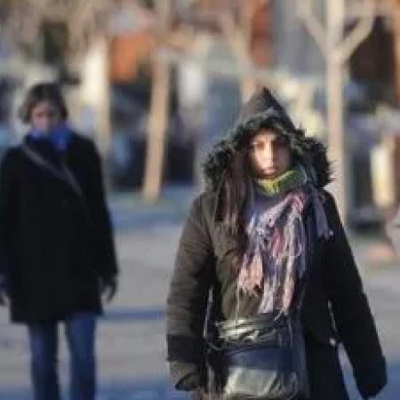 El miércoles llega con un frente frío de hasta 11 grados menos