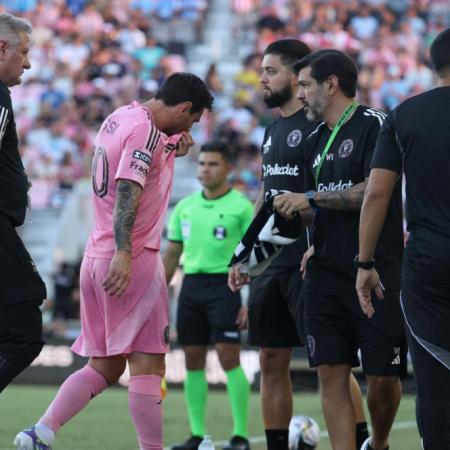 Messi se lesionó y preocupa al Inter Miami y a la selección