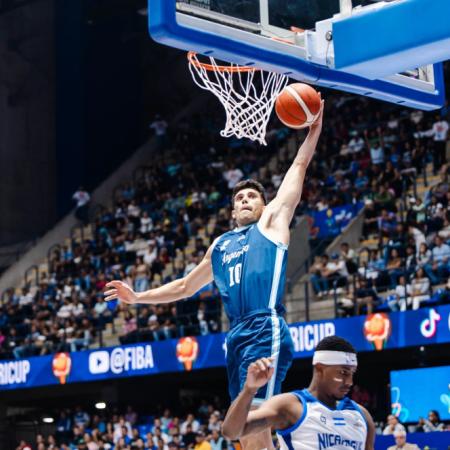 Argentina debutó con todo en la AmeriCup: 94–70 ante Nicaragua
