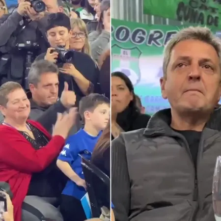 Massa al borde de las lágrimas por los elogios de Kicillof en Tigre