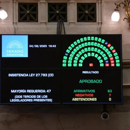 Histórico: las dos cámaras del Congreso le dan la espalda a un veto presidencial