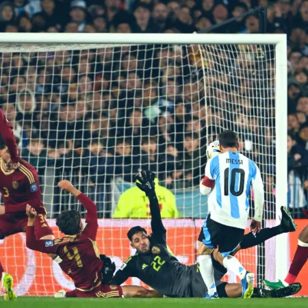 Messi alcanzó los 114 goles con la camiseta de la selección argentina
