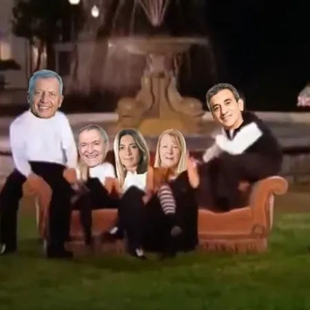 Sale Aniston, entra Stolbizer: el video viral de Provincias Unidas como Friends