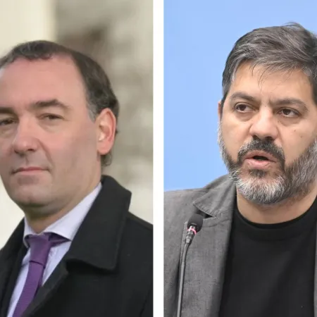 Adorni y Bianco, entre los primeros en asistir a votar en La Plata