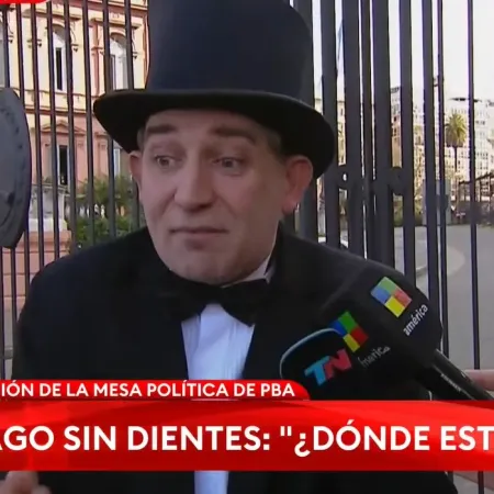 El Mago sin Dientes y su inesperado pedido a Milei en Casa Rosada