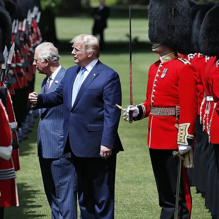 Reino Unido recibe a Trump con el mayor despliegue militar en honor a un aliado clave
