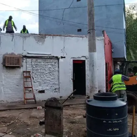 Derribaron un búnker ligado a los Cantero en la zona sur de Rosario