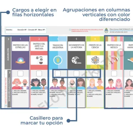 Boleta Única Papel: la nueva forma de votar en Buenos Aires