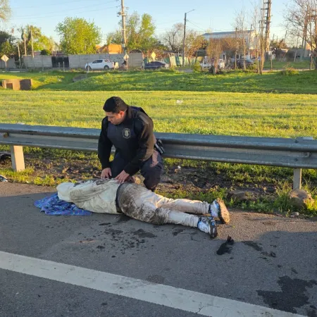Video: una persecución en la Autopista del Oeste terminó con un choque y un detenido
