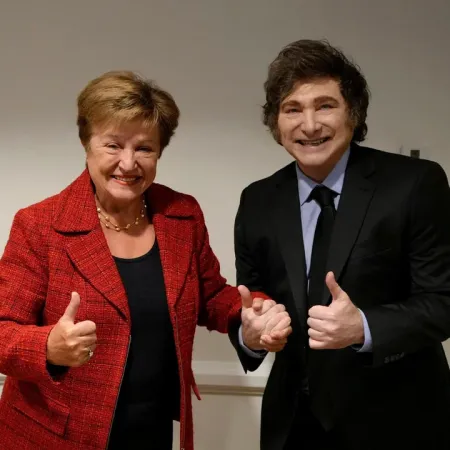 FMI y Argentina: Milei se reúne con Georgieva en busca de apoyo