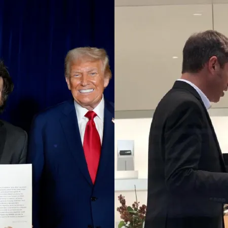 Kicillof desmintió la foto en un negocio de Apple con un "verdadero" y "falso"