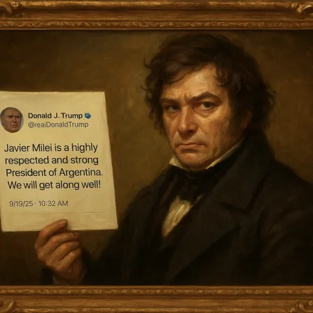 Del oro al tweet: Javier Milei y la economía de la confianza holográfica
