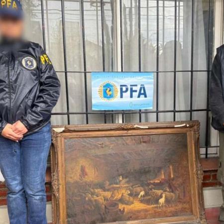 Recuperan histórica pintura alemana robada a excónsul chileno