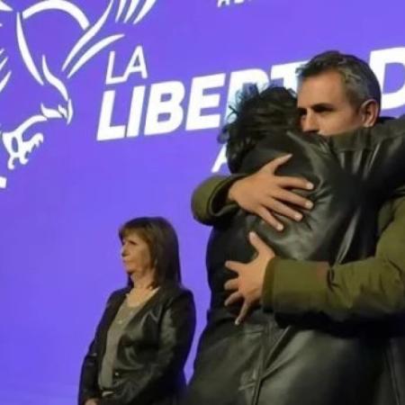 En medio de la polémica, Milei abrazó a Martín Menem y lo mostró en redes