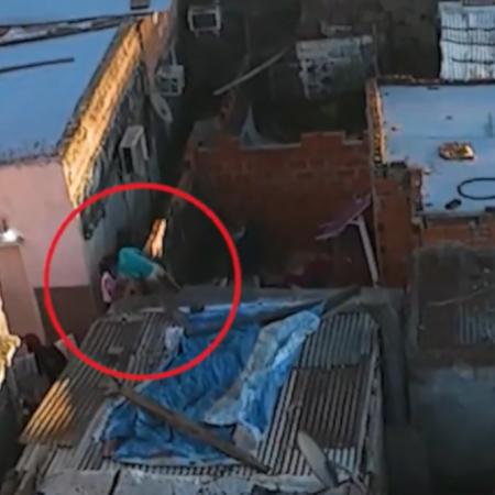 Video: un drone siguió a una mujer que huía de la Policía en Rosario y permitió su detención