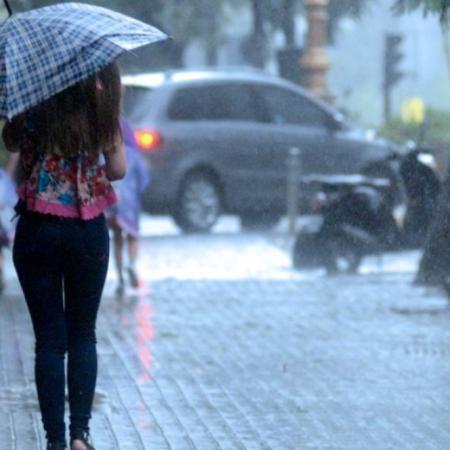 Esta mañana se registraron fuertes lluvias y caída de granizo en la zona del AMBA