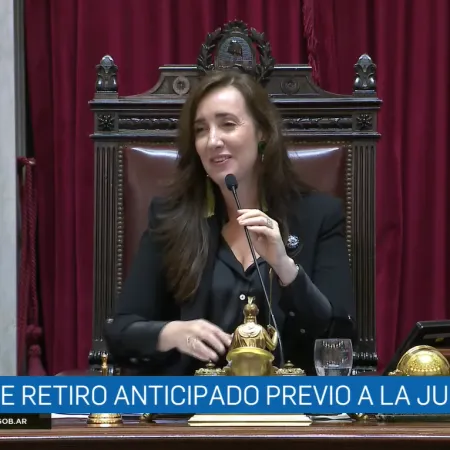 En medio de la crisis del Gobierno, Villarruel cruzó chistes con Lousteau en el Senado