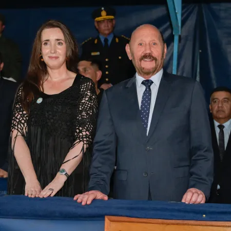 Villarruel y una sorpresiva aparición junto a Insfrán