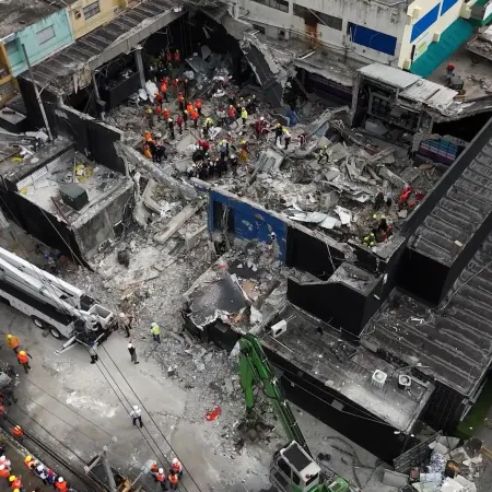 Santo Domingo tras el colapso: el drama de los niños olvidados