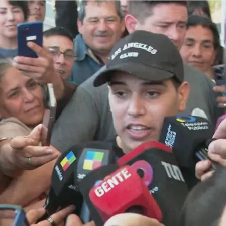Reapareció Thiago Medina tras su milagrosa recuperación