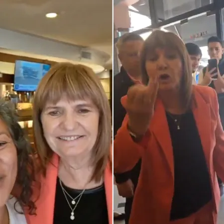 "Se ahogó, flaca": el tenso momento de Patricia Bullrich por Santiago Maldonado