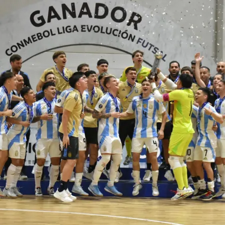La selección argentina de Futsal ganó la Liga Evolución Zona Sur de Conmebol