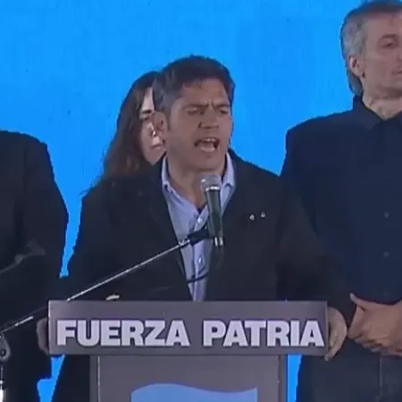 Kicillof: "Ni miedo, ni tristeza, ni resignación"