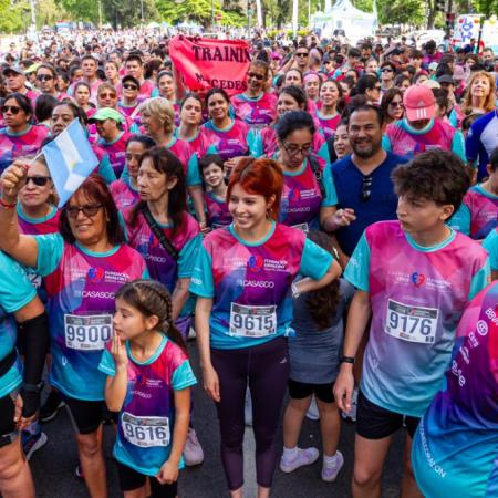 Más de 5.900 personas corrieron en Palermo a beneficio de la Fundación Favaloro