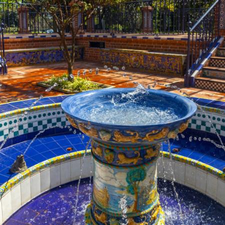 La Ciudad restauró el Patio Andaluz del Rosedal de Palermo