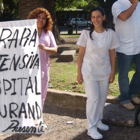 Hospitales porteños marchan por bono y paritarias