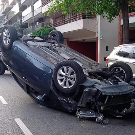 Caballito: se quedan dormidos al volante y provocan diferentes incidentes viales