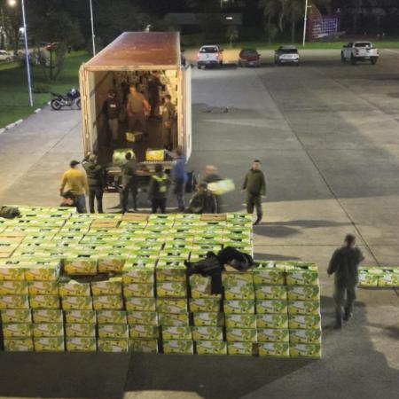 Secuestran 444 kilos de cocaína ocultos en un cargamento de bananas en Monte Grande