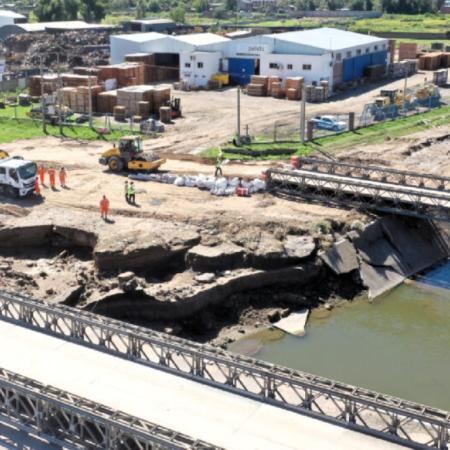 El Gobierno nacional le cobró al municipio $17 millones por cada puente instalado tras el temporal