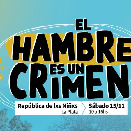 “El hambre es un crimen”: organizaciones marcharán en defensa de la niñez