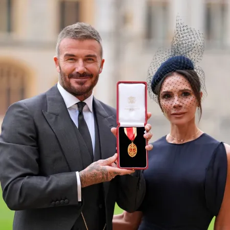 David Beckham fue nombrado caballero por el rey Carlos III en el Castillo de Windsor