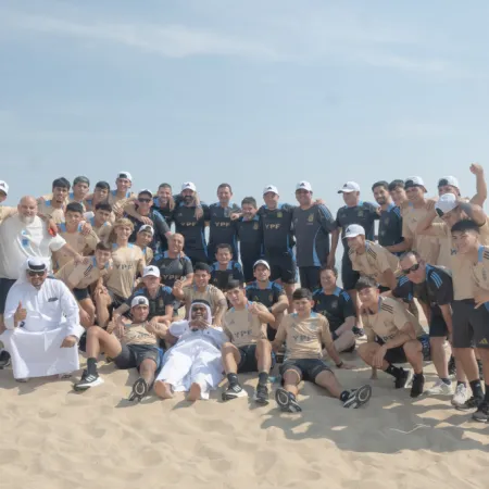 La Sub-17 vivió una jornada especial en el desierto de Qatar