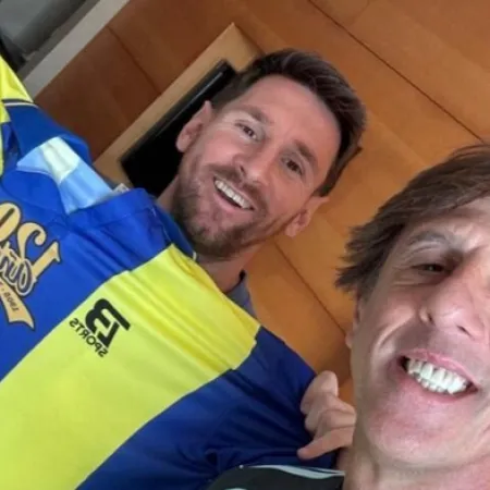 Qué hay detrás de la foto de Lionel Messi con la camiseta de un club de La Plata