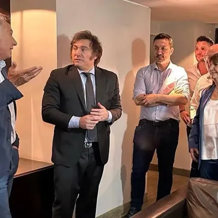 Milei agradeció a Bullrich y Petri y respaldó sus nuevos roles legislativos