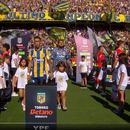 Estudiantes recibió de espaldas a los jugadores de Rosario Central