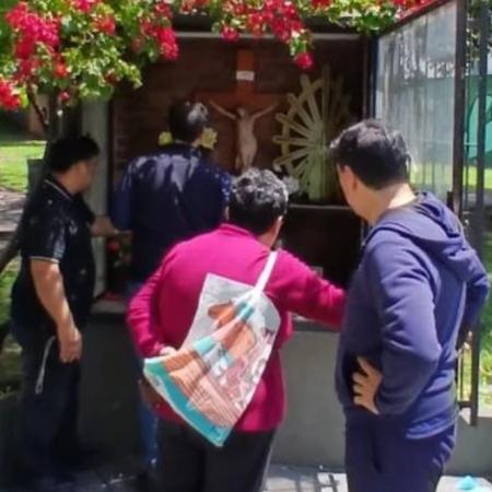 Vandalizan imagen de la Virgen de Luján en una ermita de Liniers